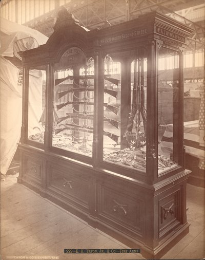 E.K. Tryon Jr. and Co. Firearms, Philadelphia Centennial Exposition by American Photographer